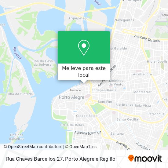 Rua Chaves Barcellos 27 mapa
