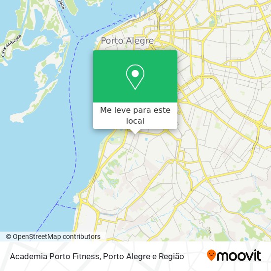 Academia Porto Fitness mapa