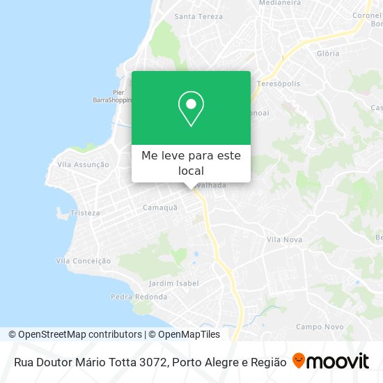 Rua Doutor Mário Totta 3072 mapa