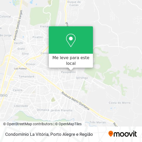 Condomínio La Vitória mapa