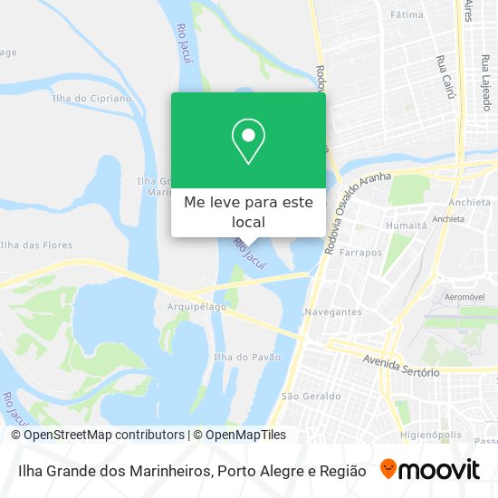 Ilha Grande dos Marinheiros mapa