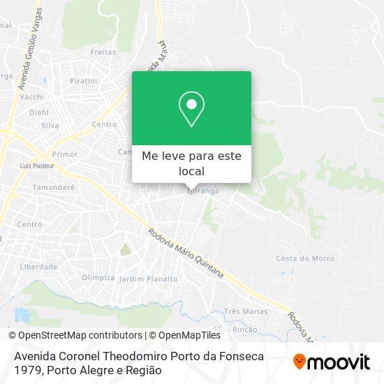 Avenida Coronel Theodomiro Porto da Fonseca 1979 mapa