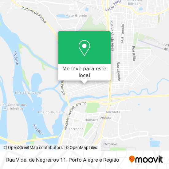 Rua Vidal de Negreiros 11 mapa