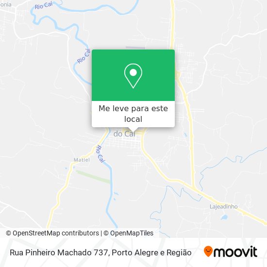 Rua Pinheiro Machado 737 mapa