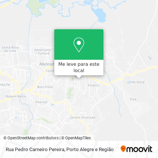 Rua Pedro Carneiro Pereira mapa