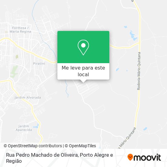 Rua Pedro Machado de Oliveira mapa