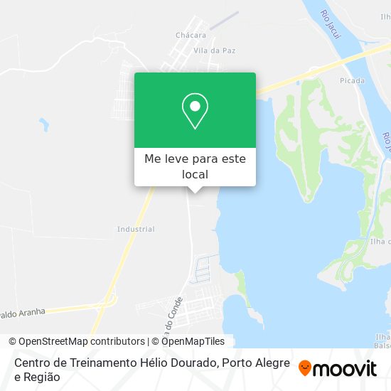 Centro de Treinamento Hélio Dourado mapa