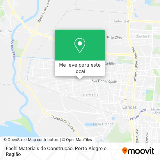 Fachi Materiais de Construção mapa
