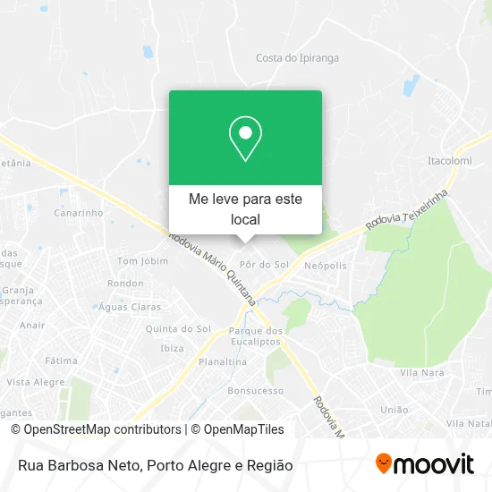 Rua Barbosa Neto mapa