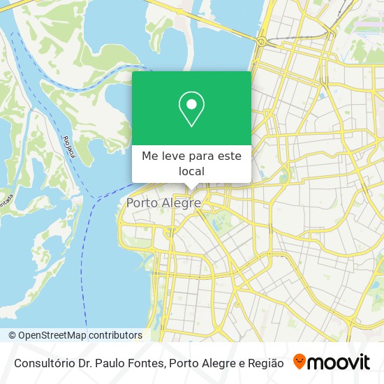 Consultório Dr. Paulo Fontes mapa