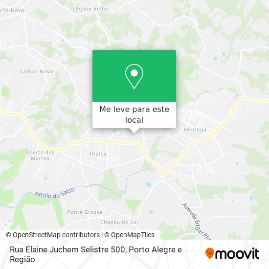 Rua Elaine Juchem Selistre 500 mapa
