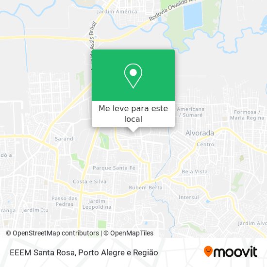 EEEM Santa Rosa mapa