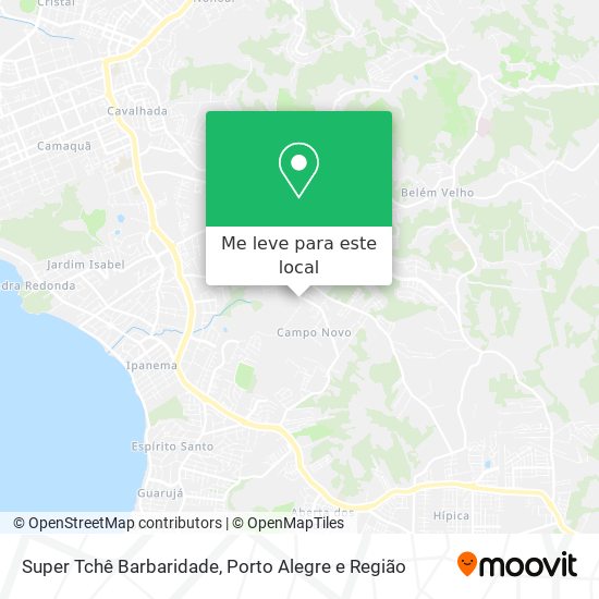 Super Tchê Barbaridade mapa