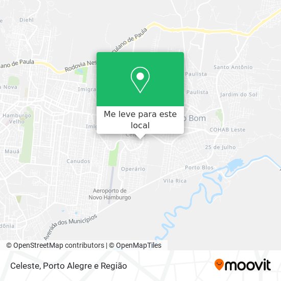 Celeste mapa