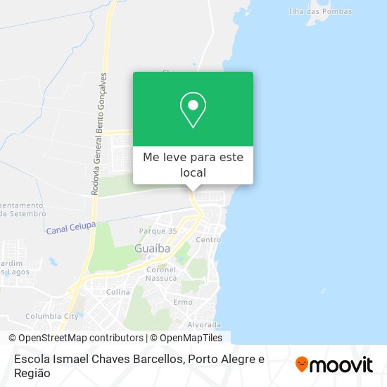Escola Ismael Chaves Barcellos mapa