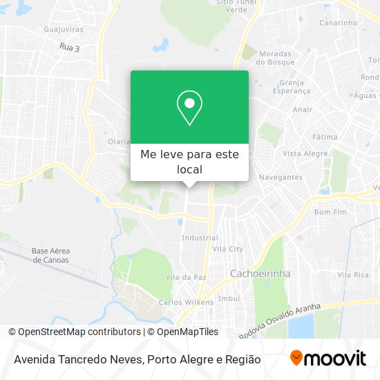 Avenida Tancredo Neves mapa