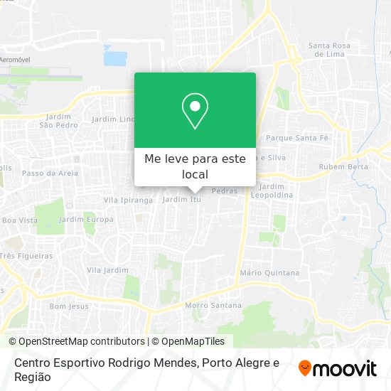 Centro Esportivo Rodrigo Mendes mapa