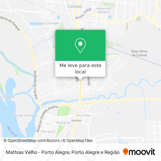 Mathias Velho - Porto Alegre mapa