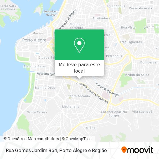 Rua Gomes Jardim 964 mapa