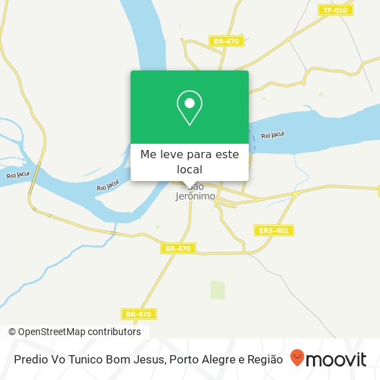 Predio Vo Tunico Bom Jesus mapa