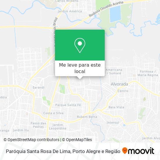 Paróquia Santa Rosa De Lima mapa