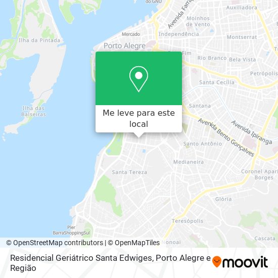 Residencial Geriátrico Santa Edwiges mapa