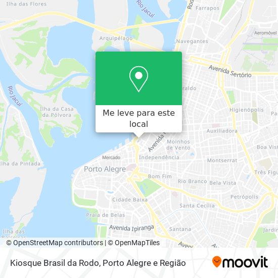 Kiosque Brasil da Rodo mapa