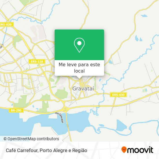Café Carrefour mapa