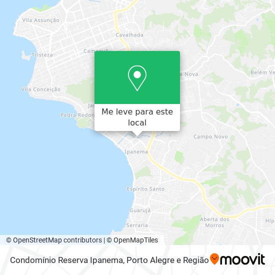 Condomínio Reserva Ipanema mapa