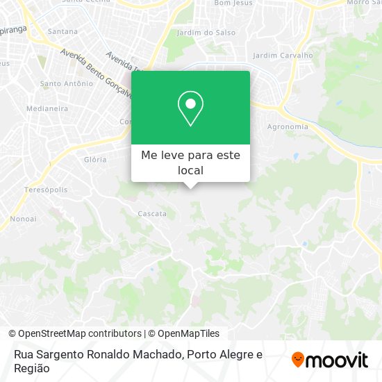 Rua Sargento Ronaldo Machado mapa