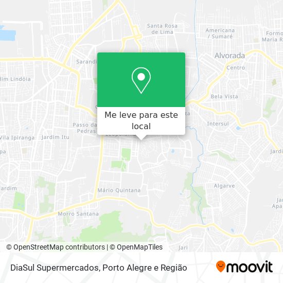 DiaSul Supermercados mapa