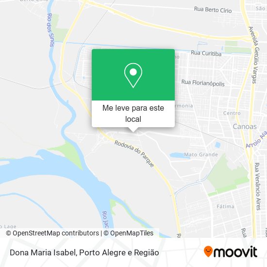 Dona Maria Isabel mapa