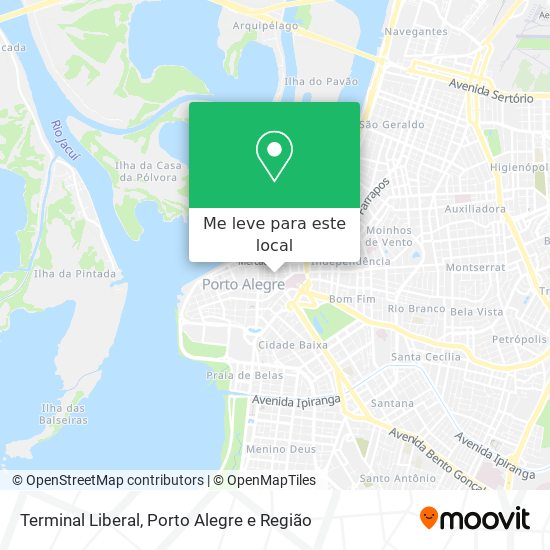 Terminal Liberal mapa
