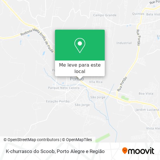 K-churrasco do Scoob mapa
