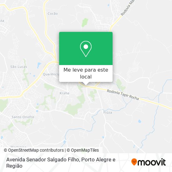 Avenida Senador Salgado Filho mapa