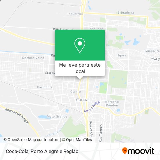 Coca-Cola mapa