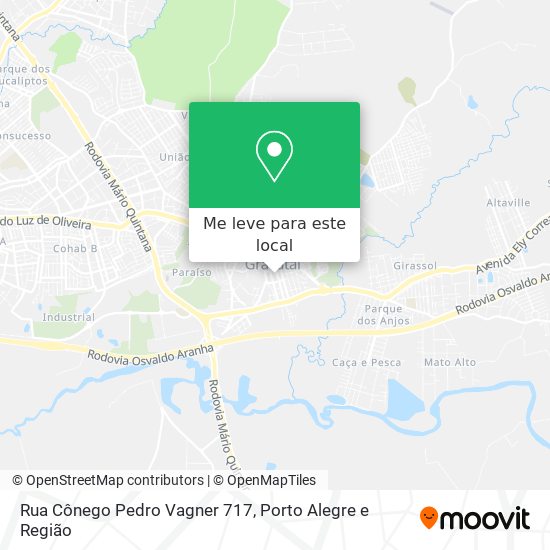 Rua Cônego Pedro Vagner 717 mapa