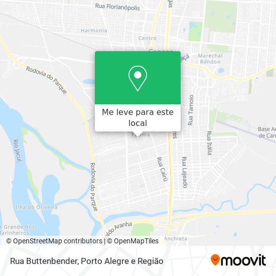 Rua Buttenbender mapa