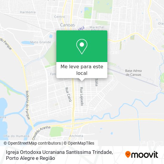 Igreja Ortodoxa Ucraniana Santíssima Trindade mapa