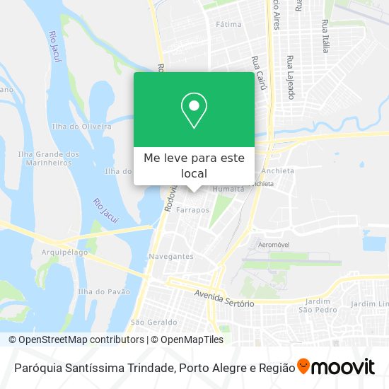 Paróquia Santíssima Trindade mapa