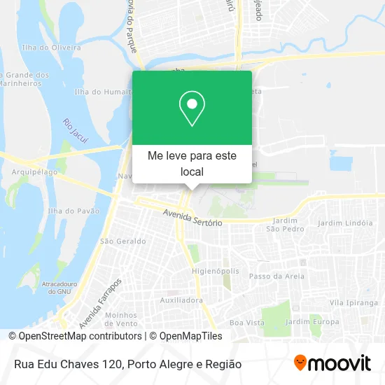Rua Edu Chaves 120 mapa
