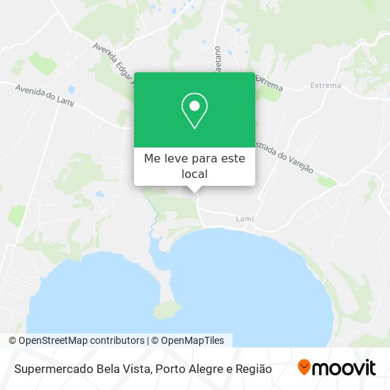 Supermercado Bela Vista mapa