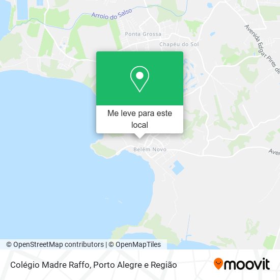 Colégio Madre Raffo mapa