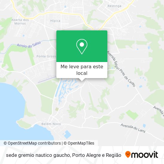 sede gremio nautico gaucho mapa