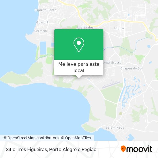 Sítio Três Figueiras mapa