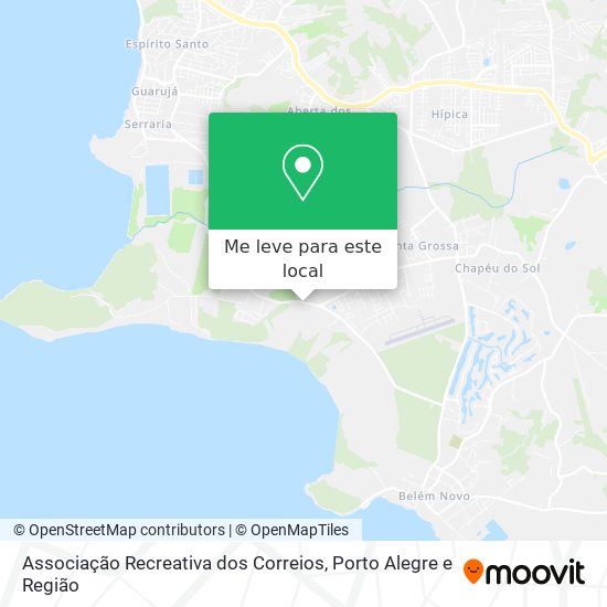 Associação Recreativa dos Correios mapa