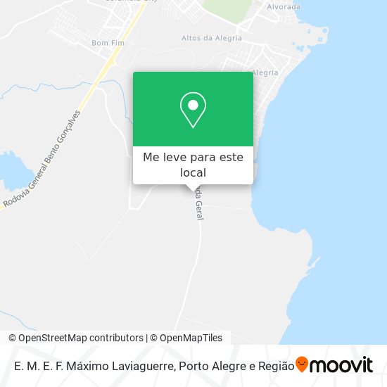 E. M. E. F. Máximo Laviaguerre mapa