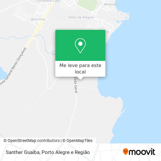 Santher Guaiba mapa