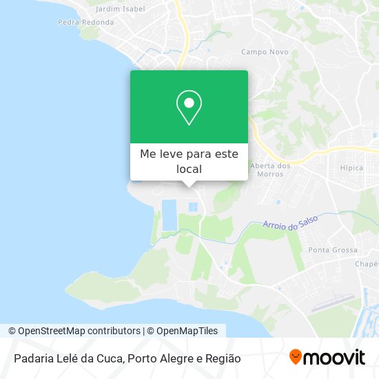 Padaria Lelé da Cuca mapa