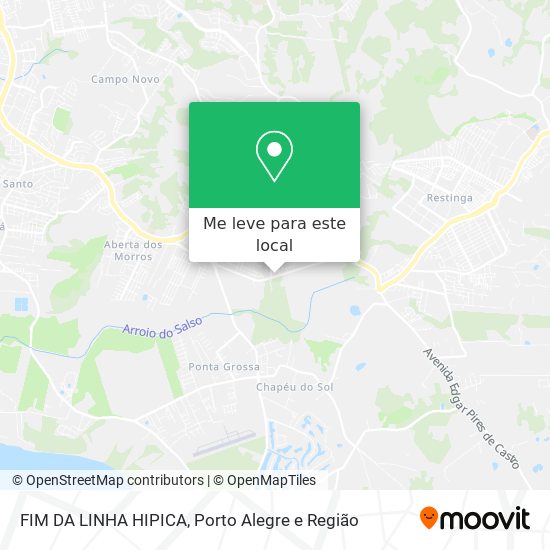 FIM DA LINHA HIPICA mapa